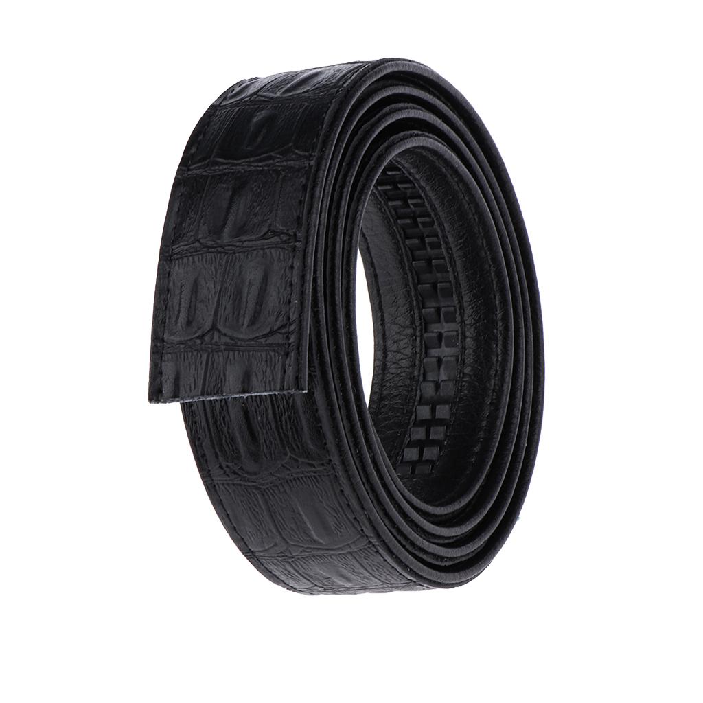 Leather Dress Belt Strap Replacement for Men Slide Business Adjustable Cowhide Waistband for Office Casual Shopping and Date