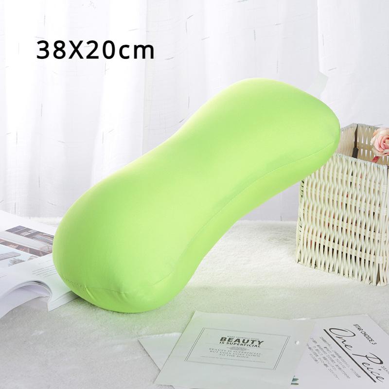 Super Soft Head PillowCase Micro Mini Microbead Back Cushion Pillow Roll Pillow Head Convenient Travel Pillow Bed Decoration