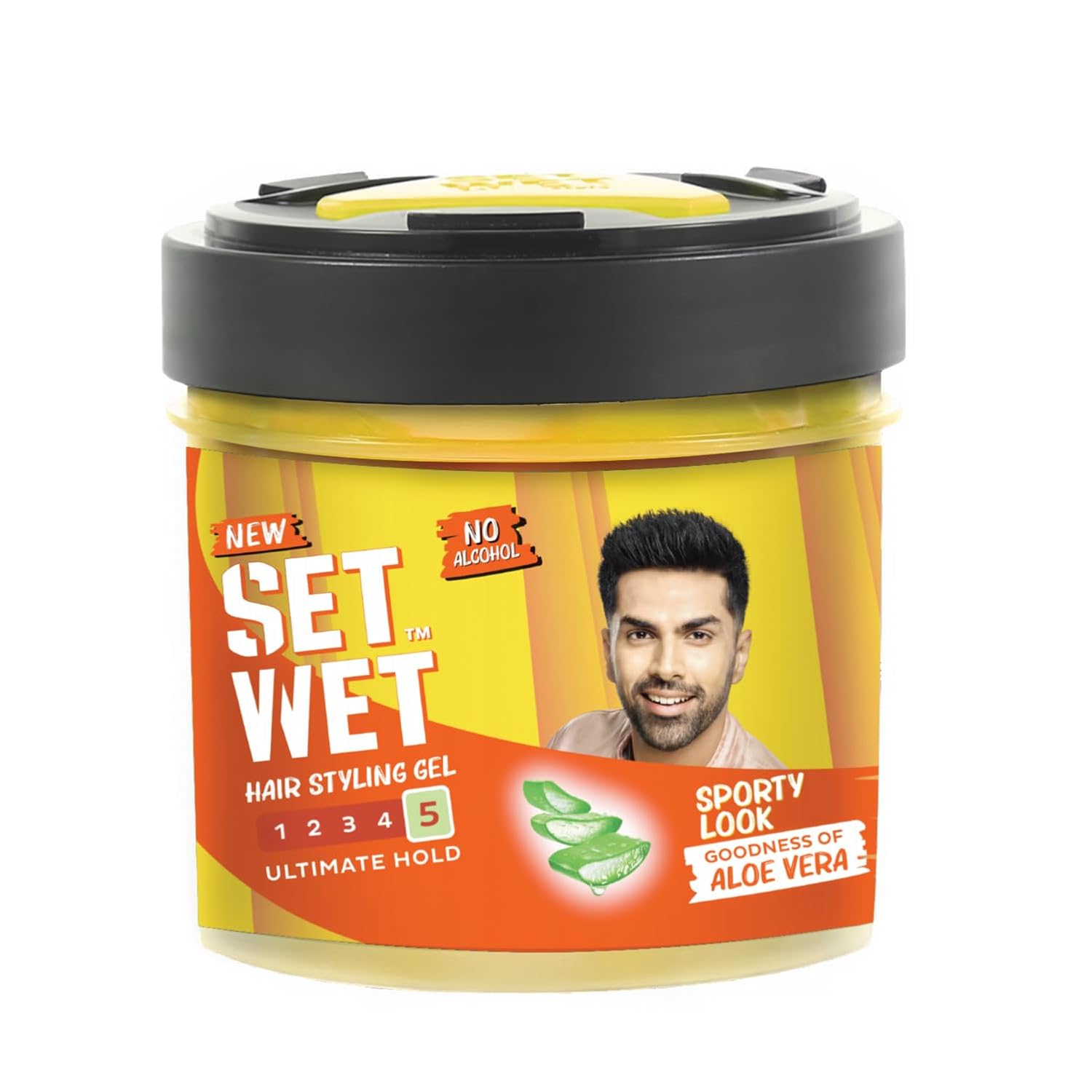 

Set Wet Hair Gel for Men Sport Extreme 250gm Pack of 1 Extreme Hold High Shine Styling