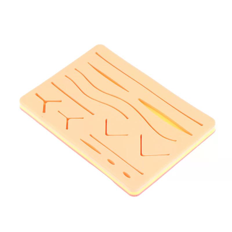 Reusable Surgical Medical Practice Traumatic Simulation Wounds Training Teaching Model - Suture Kit Pad