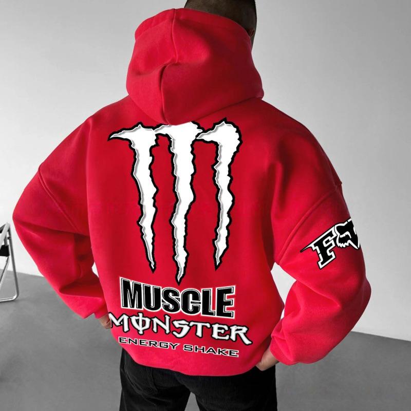 Streetwear hip-hop vīriešu Y2K Monster Energy