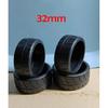 4pcs 1/18 32mm/36mm/42mm Diameter Plastic Wheels Rubber Tires RPF1 RAYS TE37 57CR CE28 BBS ABS Rims for 1:18 Model Car