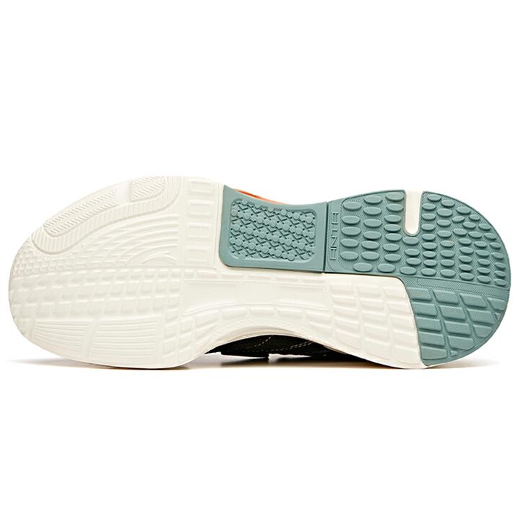 ANTA Life Collection Casual Shoes Men's Low top Black/Ivory White/Gray Green 112118812-1