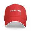 Verstappen 33 Auto Rennsport Mehrfarbige Kappe Schirmmütze Damen Kappe Personalisierter Schirm Sonnenschutz Mützen