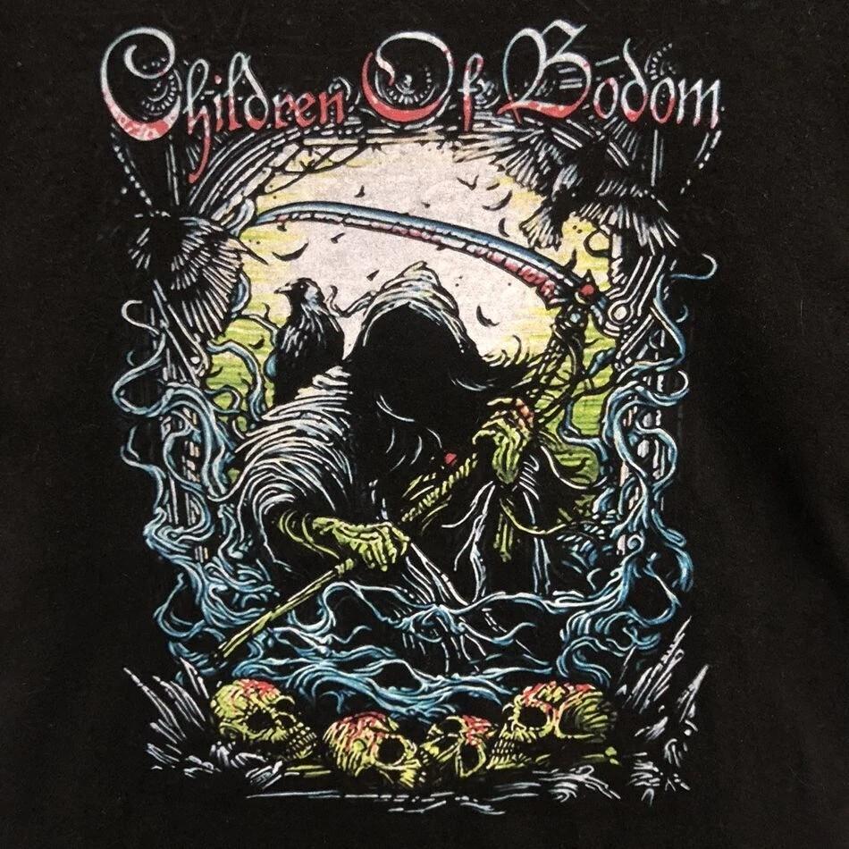 Футболка Children Of Bodom, Черная унисекс футболка группы Children Of Bodom S-5XL Унисекс футболка XXXL