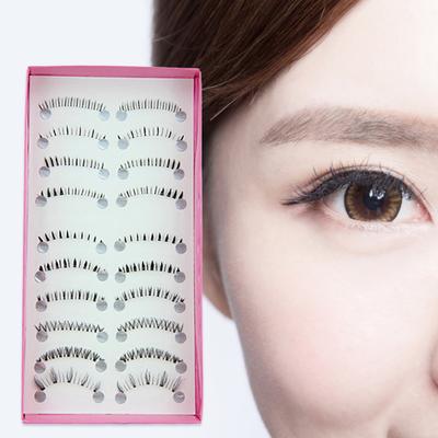 10 Paare Damen Untere Untere Falsche Falsche Wimpern Augenwimpernverlängerung für Alltag Party