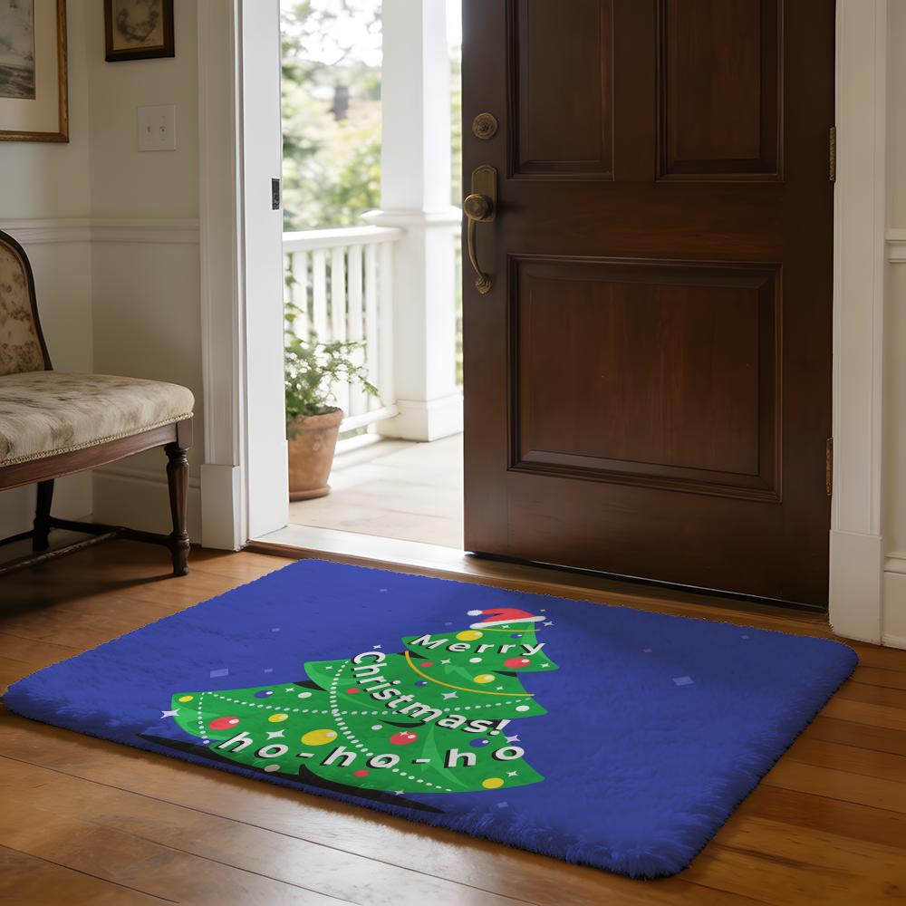 

Floor Mat Soft Flannel Rug Non-Slip Absorbent Mat for Bathroom Bedroom Home Decor The Helpful Fox Senko San Cartoon 50x80cm