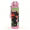 1PC Colorful Retro Street Graffiti Print 750ml Portable Sports Water Bottle Leakproof Travel Gym Drink Cup