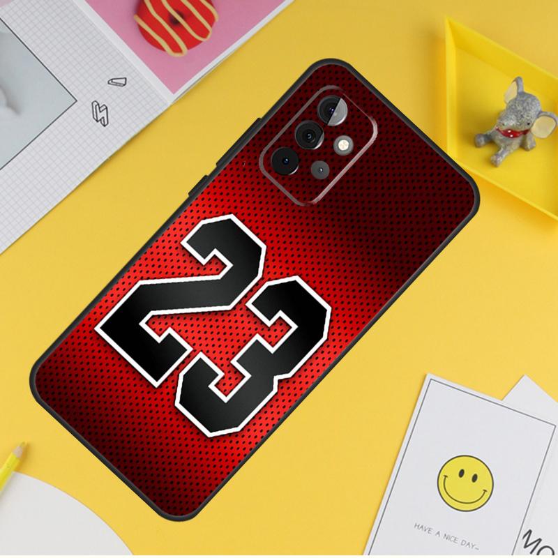 

Basketball Number 23 Case For Samsung Galaxy A36 A16 A56 A06 A54 A34 A14 A13 A53 A12 A22 A32 A52 A35 A17 A15 A55 Samsung A52
