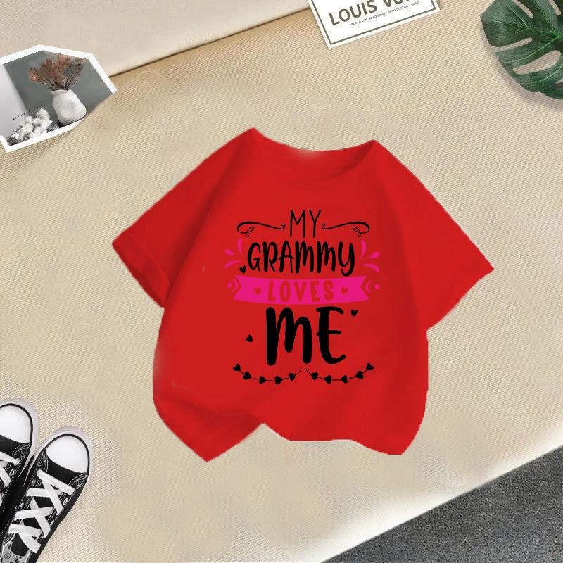 Kid T Shirt Letter Printed Children T-shirt Kids 100% Cotton Clothes T-shirt Tops Tee Boys Tee 2-13Y