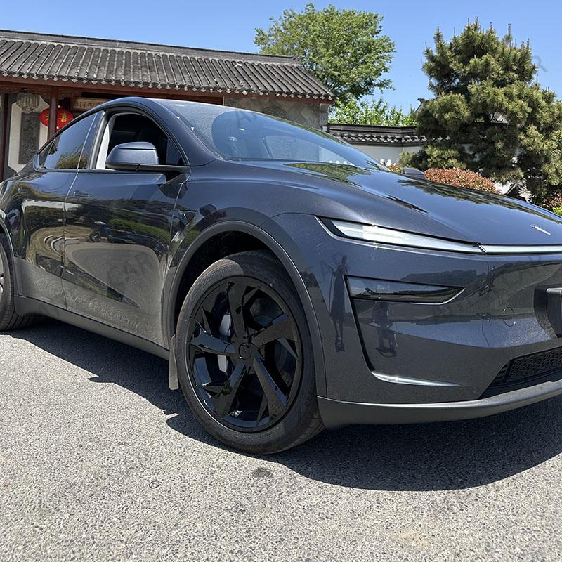 4PCS 19 Inch HubCap for Tesla Model Y Juniper 2025 Hubcap Performance Replacement 19''Crossflow Wheels Cover Full Rim Accessorie