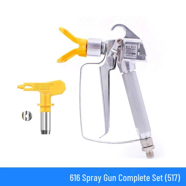 High-Pressure Airless Spray Gun Nozzle for Latex Paint & Putty