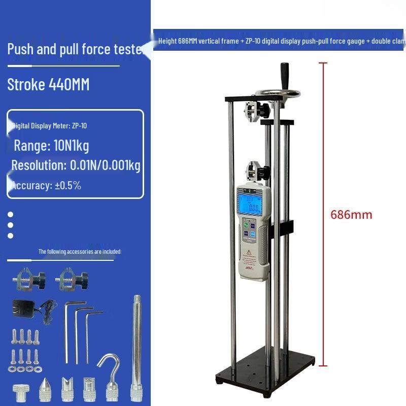 Manual Vertical Test Stand with ZP-10 Digital Display