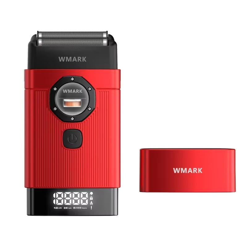 WMARK Shaver Professional Beard Trimmer Electric Shaving Machine Portable Razor Vector Motor 10000 RPM Shaver for Men NG-9911 красный