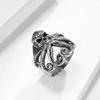 Adjustable Octopus Ring Men Women Vintage Style Copper Plated Open Band Statement Jewelry