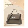 Niche 2025 New Kelly Bag Single Shoulder Premium Oblique Span Bag First Layer Cowhide Handbag Soft Leather Versatile Women's Bag