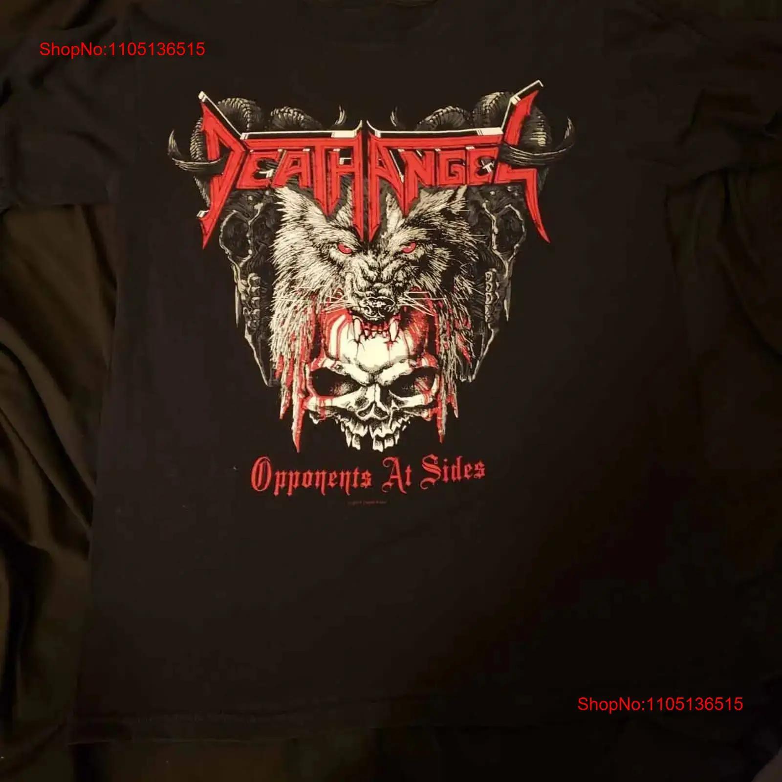 

Death Angel Opponents At Sides T Shirt Black S 5XL 1G0197 vintage Washed designer clothes Breathable Unisex Stylish fashion 5XL різнокольоровий