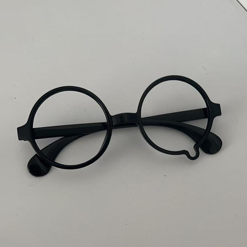 Anime Y2K Cosplay Glasses Without Lenses Unisex Teardrop Eyeglass Spectacles Eyewear Jewelry Costume Accessories Ornament Gift