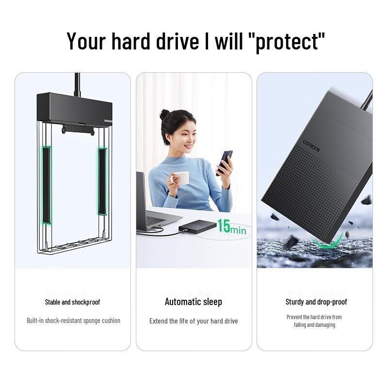 Ugreen USB 3.0 2.5-inch External SATA HDD/SSD Enclosure