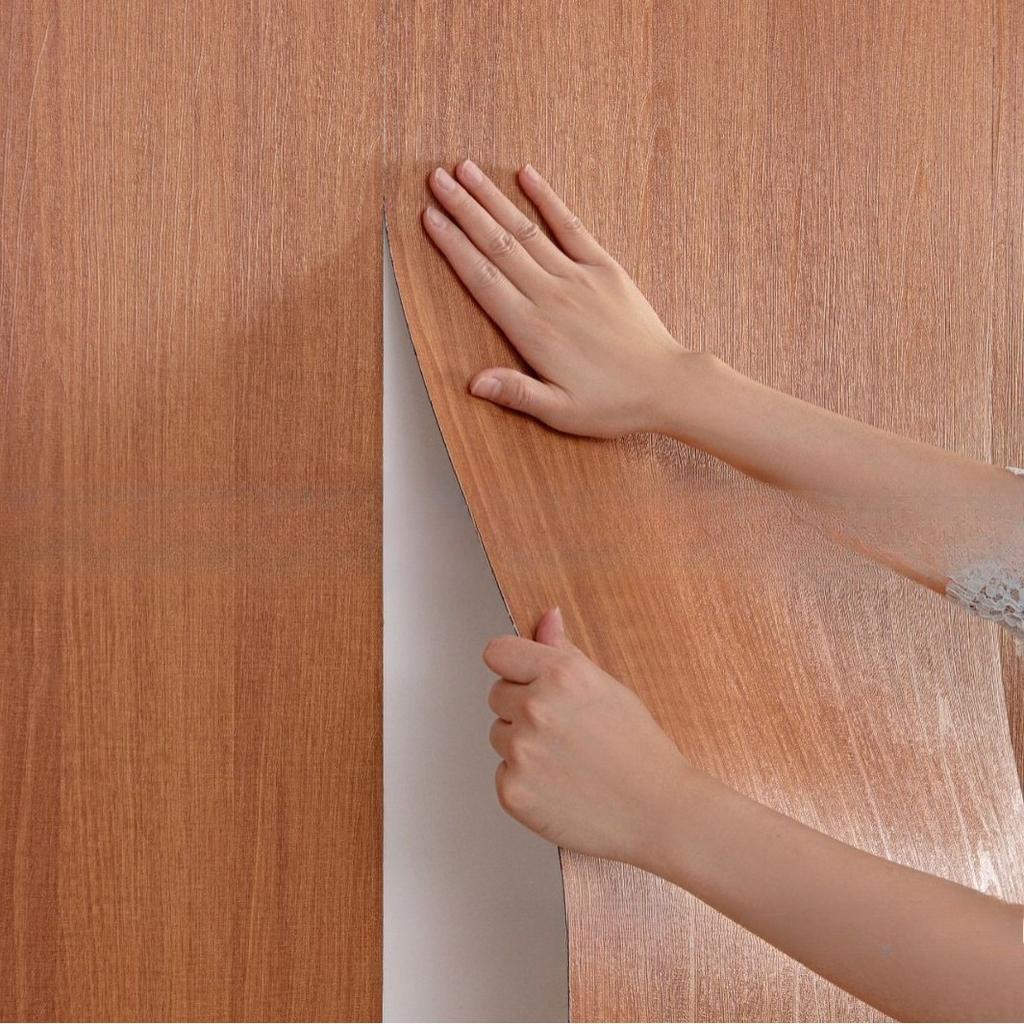 40x300cm Sxp Self-Adhesive Wall Stickers, Wood Grain Self-Adhesive Rolls, Ready to Peel and Stick, Self-Adhesive Wall Stickers