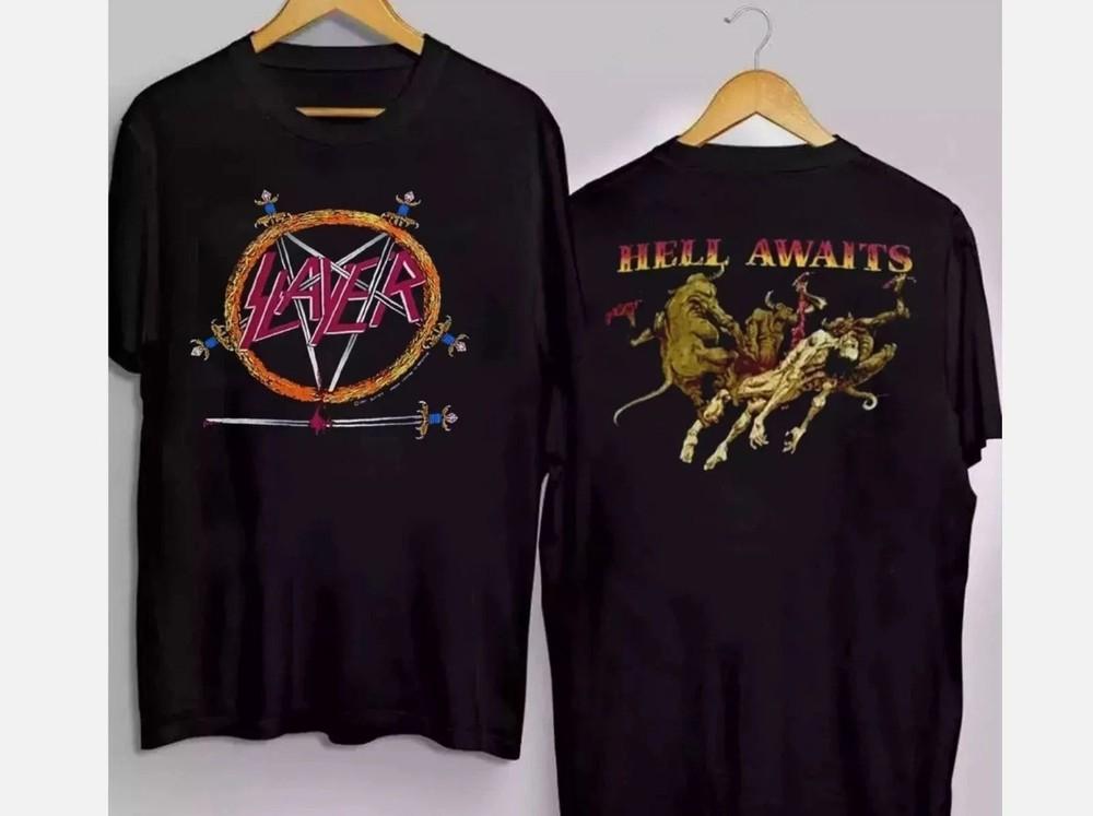 Slayer Hell Awaits Two Sides Unisex TShirt Unisex T-Shirt S