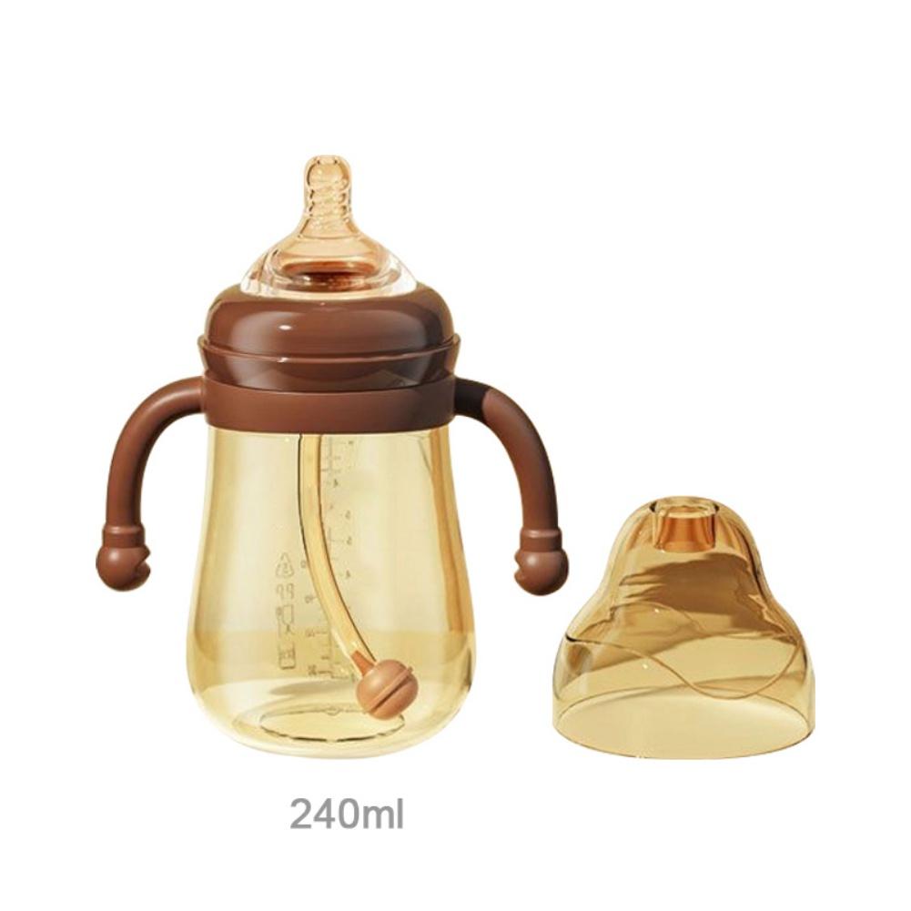 Dětská láhev širokohrdlá PP Dětská láhev Kávová barva Kojenecká láhev Kojící láhve