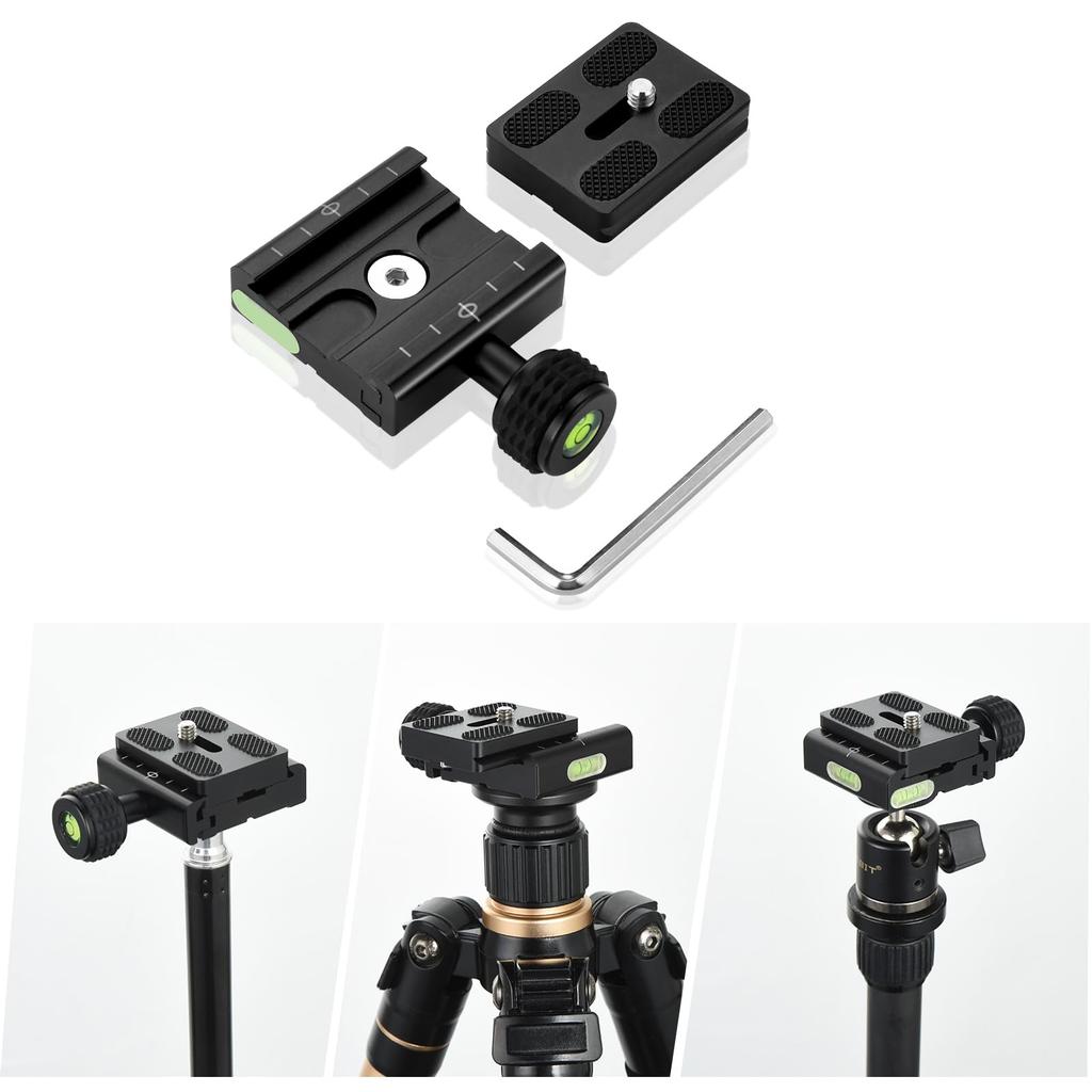 UTEBIT 50mm Quick Release Clamp Quick Release Plate Set Compatible Clamp Arca-Swiss