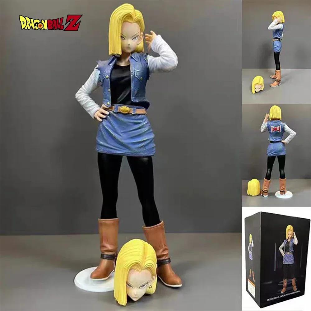 26CM Z Android 18 Anime Figure Action Figures Pvc Model Statue Collection Decoration Toys Ornaments Christmas Gifts