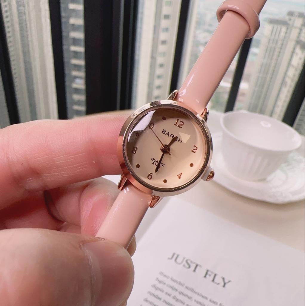 2025 Quartz Watch Women PU Leather Thin Strap Wristwatch Ladies Watches Solid Color Fashion Women Gift Watch Relojes Para Mujer