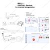 MEKEDE Dual Antenna DAB+ Adapter for EU Digital Radio Universal Android Car Radio Navigation Type-C MCX SMA SMB Interface