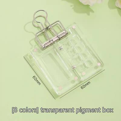 8/15 Grids Acrylic Mini Watercolor Palette Portable Paint Box Travel Painting Watercolor Paint Tray Art Supplies