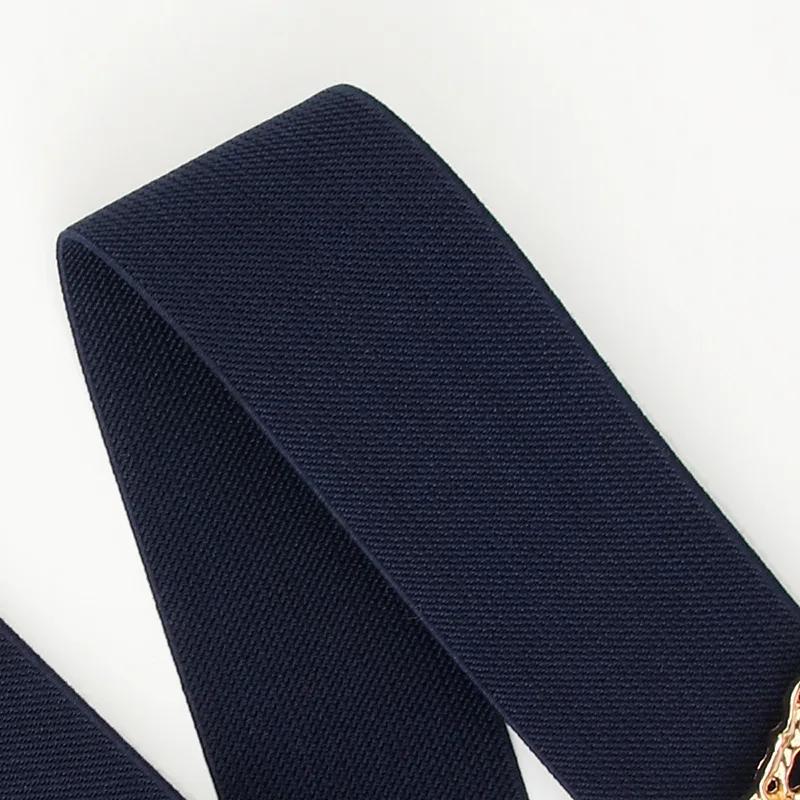 Butterfly Buckle Stretch Belt Women Fashion Wide Hollow Shiny Waist Belts Female Jeans Dress Waistband Elastic Waist Band