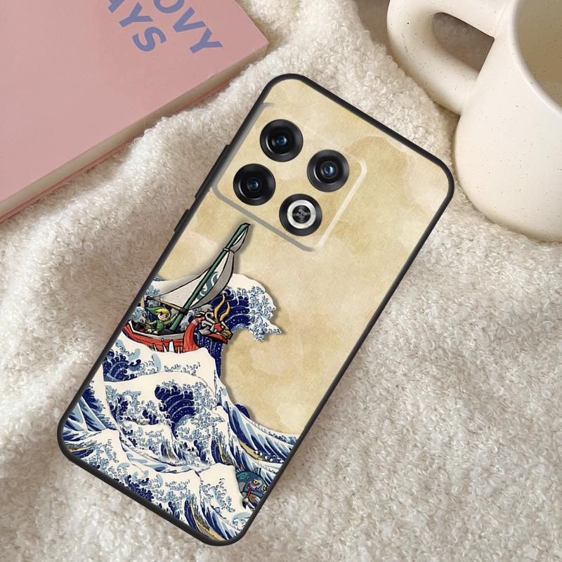 Japanese Wave Art Case For OnePlus Nord N10 N20 N100 N200 CE 2 Lite OnePlus Ace 8T 9R 10T 9RT 9 11 10 Pro Cover