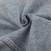 Unisex Retro Deconstructed Denim Jacket Cotton Oversized Streetwear Outerwear Fall