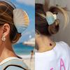 Gradient Shell Hair Claw Clips Ocean Headwear New Girl's Hair Clip  Hair Accessories