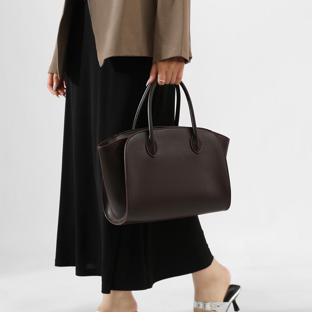 Fashion Row Women'S Bag Versatile Tote Bag Plain Weave Design Handbag Simple Messenger Bag Simple Bag