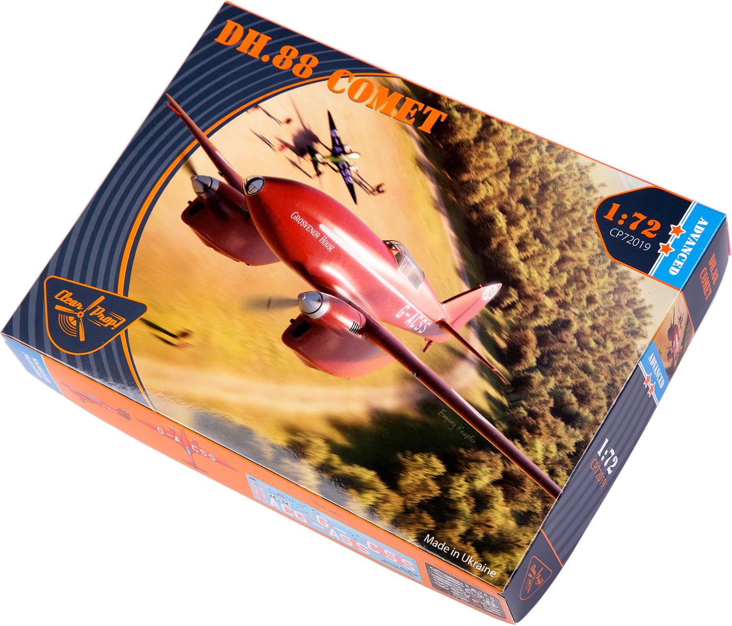 

Clear Prop! 1/72 Scale DH.88 Comet Plastic Model Kit CPU72019