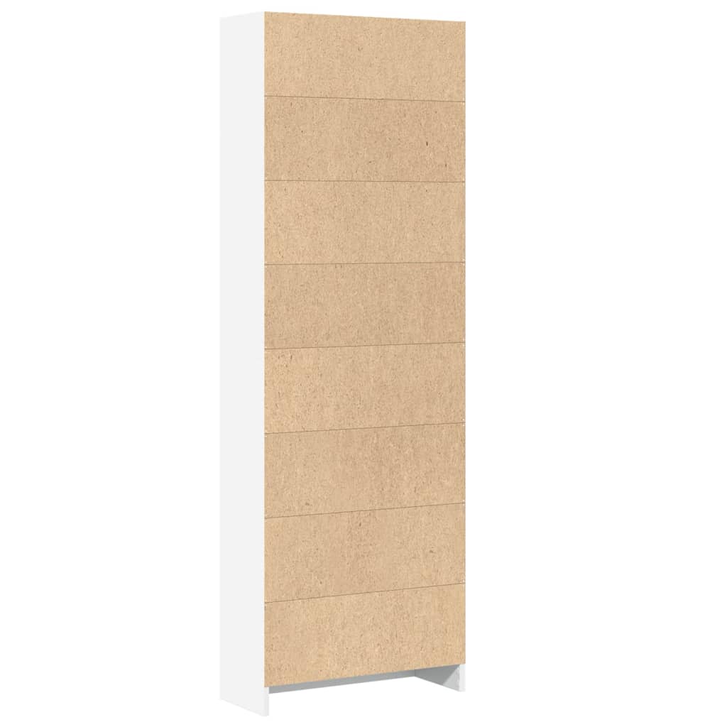 Vidaxl Regał, Biały, 60X24X176 Cm, Materiał Drewnopochodny