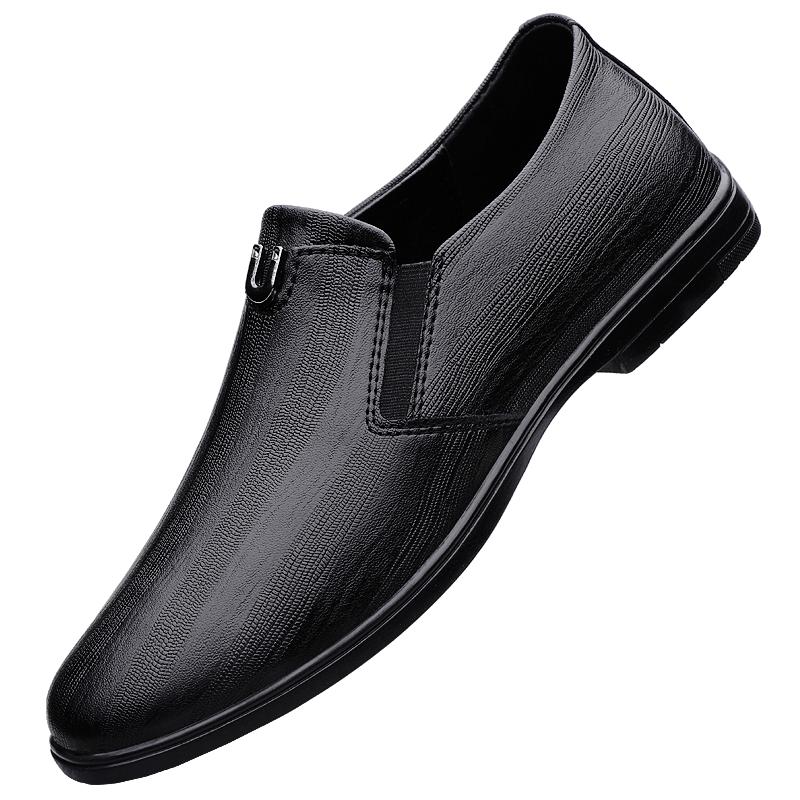 

Мода Модный Нишевый Дизайн Дышащие Элегантные Лоферы Мужские Повседневные Офисные Деловые Мягкая Подошва Удобные Нескользящие Кожаные Туфли 46 чёрный