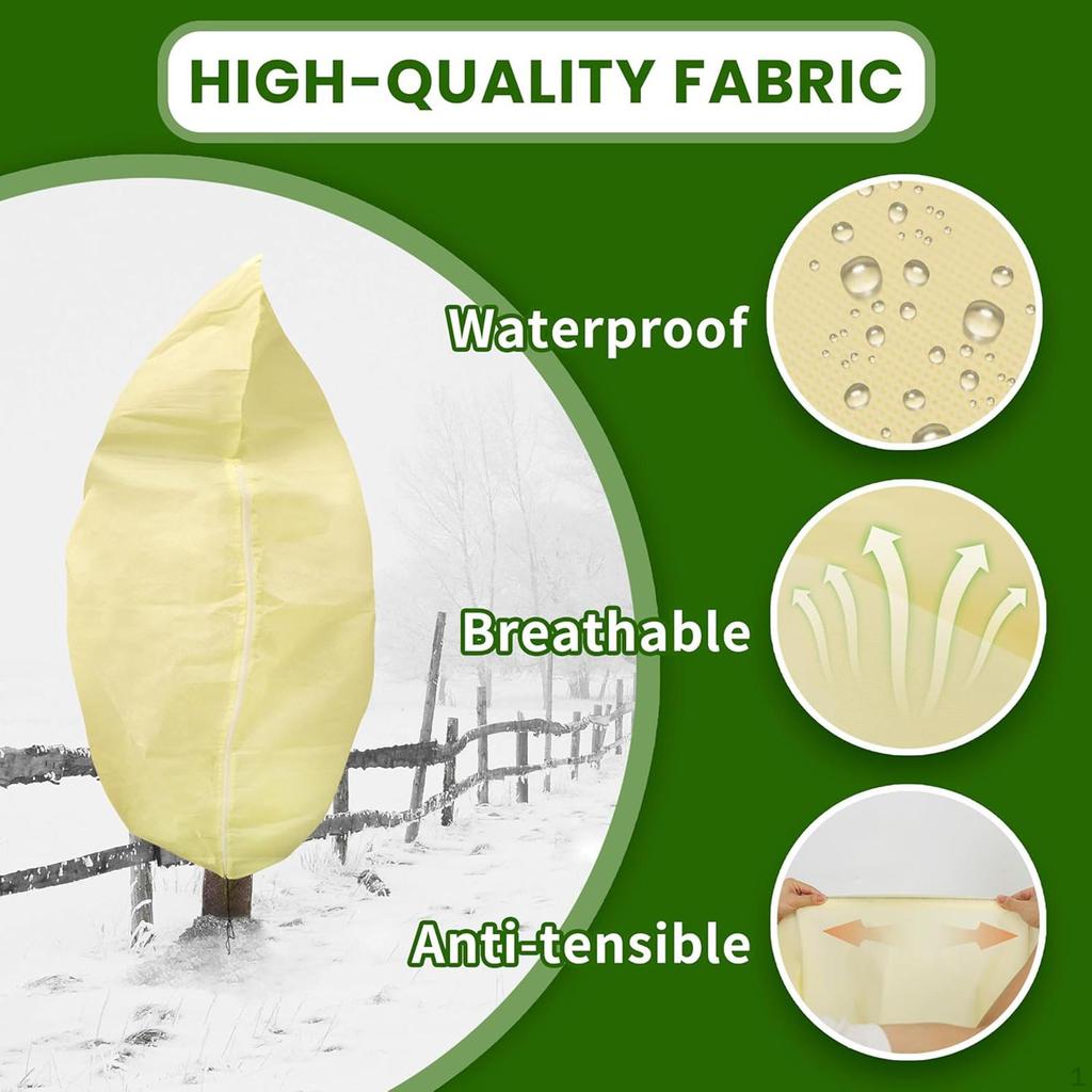 Plant Blanket Gardening Accessories Freeze Protection Bag for Potted Plants Backyard