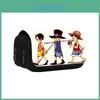 One Piece Anime Muster Doppellagige Klapphülle Aufbewahrung für Schreibwaren Federmäppchen Für Schüler und Bürogebrauch