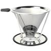 304 Stainless Steel Double Layer Coffee Filter with Stand