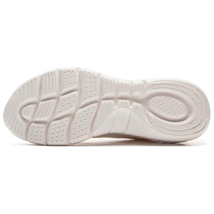 Li Ning Easy Flex Soft Rebound Casual Running Shoes Women Sneaker White Orange ARSV020-1
