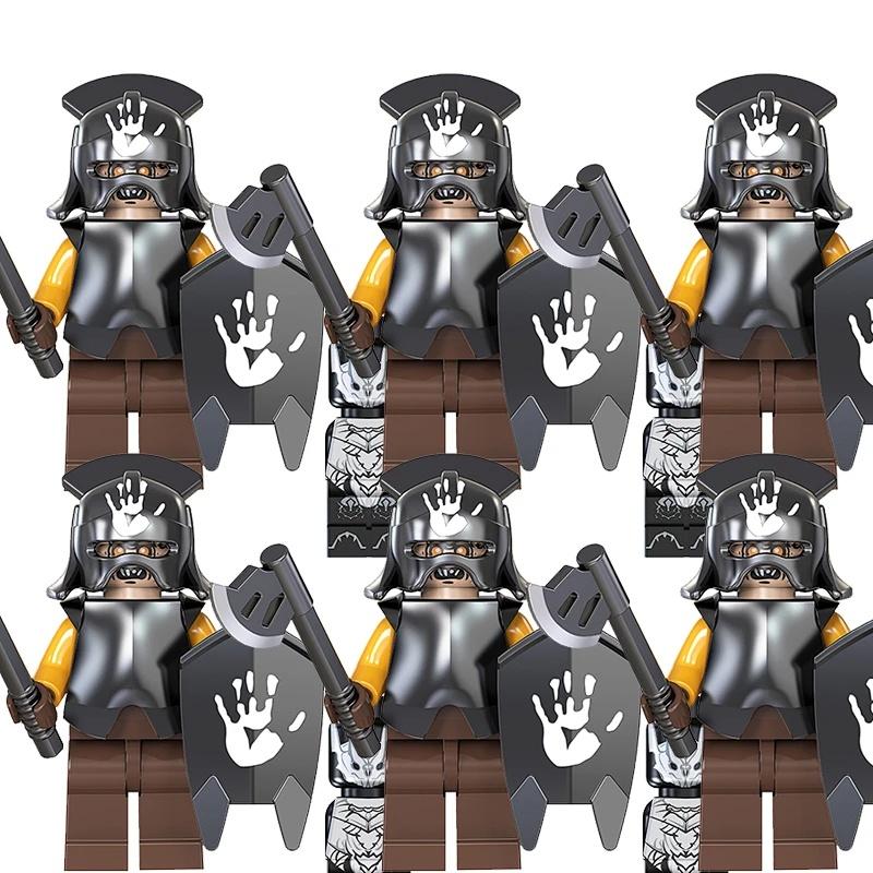 Středověký voják legie minifigurka stavební kostka montážní hračky