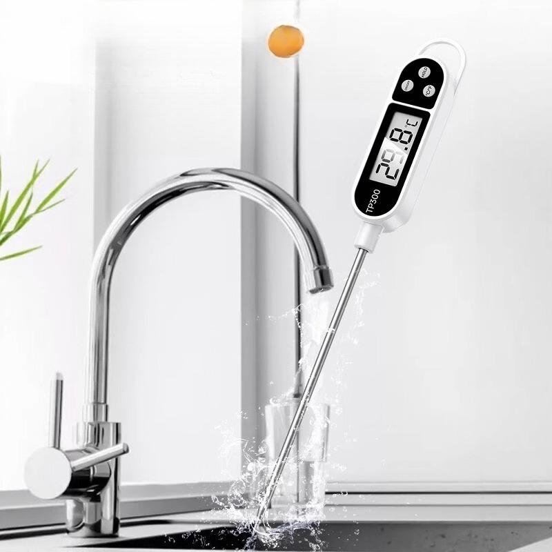 Electronic Probe Food Thermometer For Water Oil Milk Temperature Measuring Home Kitchen Baby Bath Baking