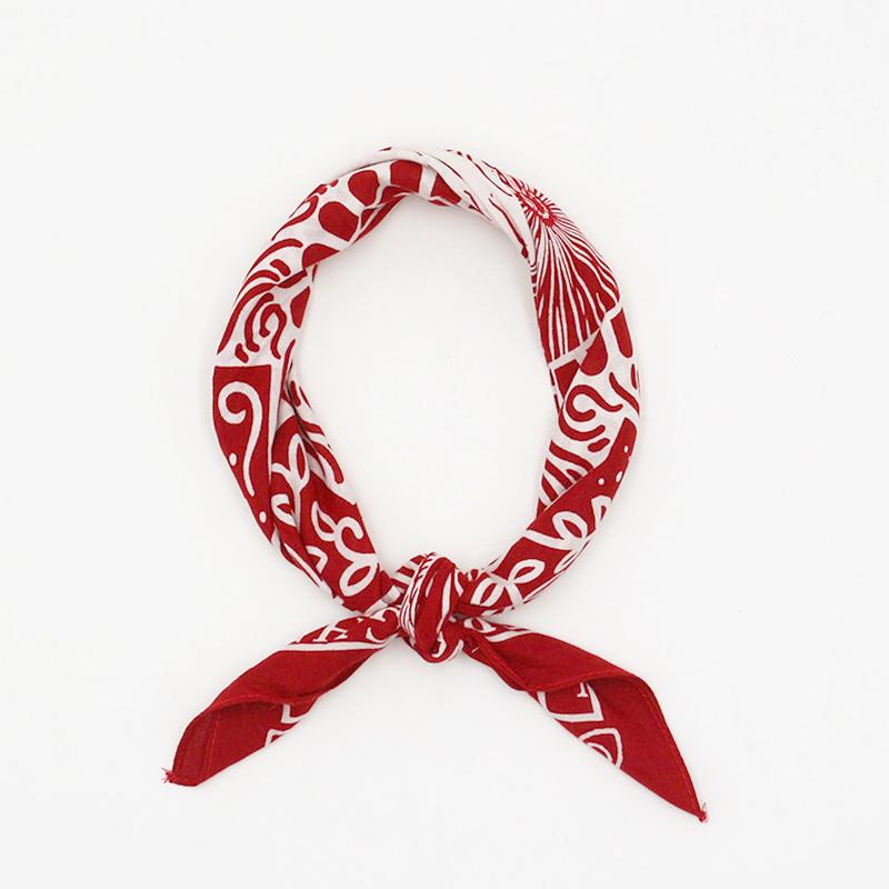 12Pcs/Pack Cotton Outdoor Street Dance Enthusiasts Hot Girl Turbans Bandana Headscarf Traveling 55X55CM Taking Photo