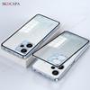 Tempered Glass Phone Case For Redmi Note 12 Turbo Aluminium Alloy Bumper Cover For Redmi Note 12 Pro Plus Slim Shockproof Cover