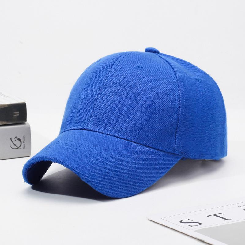 Maoqing Solid Color Duckbill Men's Sunshade Baseball Cap with Various Logos