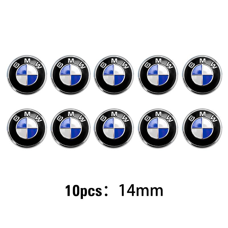 2026 Caldo 5 Pezzi/10 Pezzi Adesivi Emblema Chiave Telecomando Auto Per Serie BMW X5 X6 E28 E90 F20 GT G05 G11 E48 i3 i4 G42 G26 M3 M4 M5 F93 F92 sbfu3