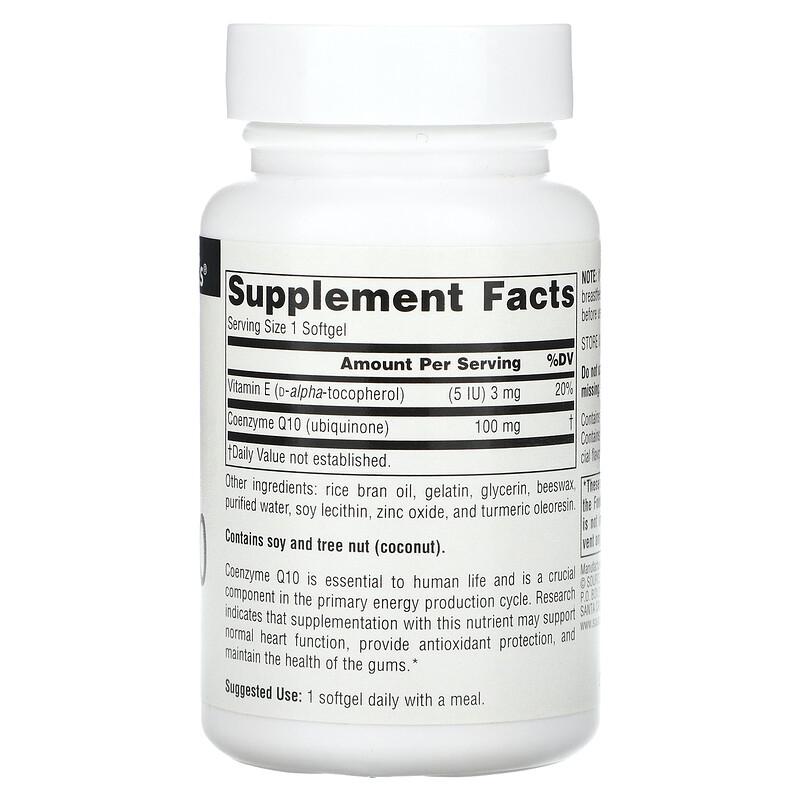 Coenzyme Q10, 100 mg, 60 Softgels